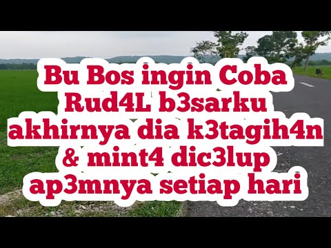 semua terjadi saat Bu Bos minta diantar kondangan | Cerpen romantis