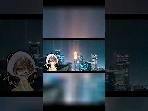 the rain...! #gacha #ibispaintx #gachaclub #gachalife #greenscreen #edit #meme