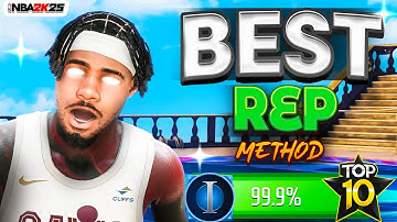NBA2K25 - Best NEW REP Method for people with jobs!! FASTEST way to REP UP