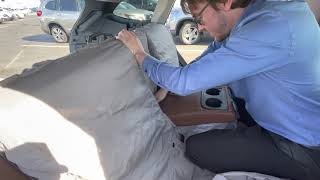 Installing a Seat Protector for Outback 2021