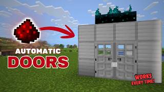 Easiest Automatic Door Tutorial | Minecraft 1.21.11 Survival  @minecraft