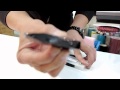 水貼りゴムスキージブラックBIG専用カット補助具動画