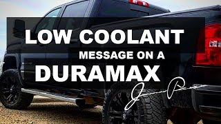 Duramax Low Coolant Warning (GMC, Chevrolet, 2500, 3500,  Diesel)