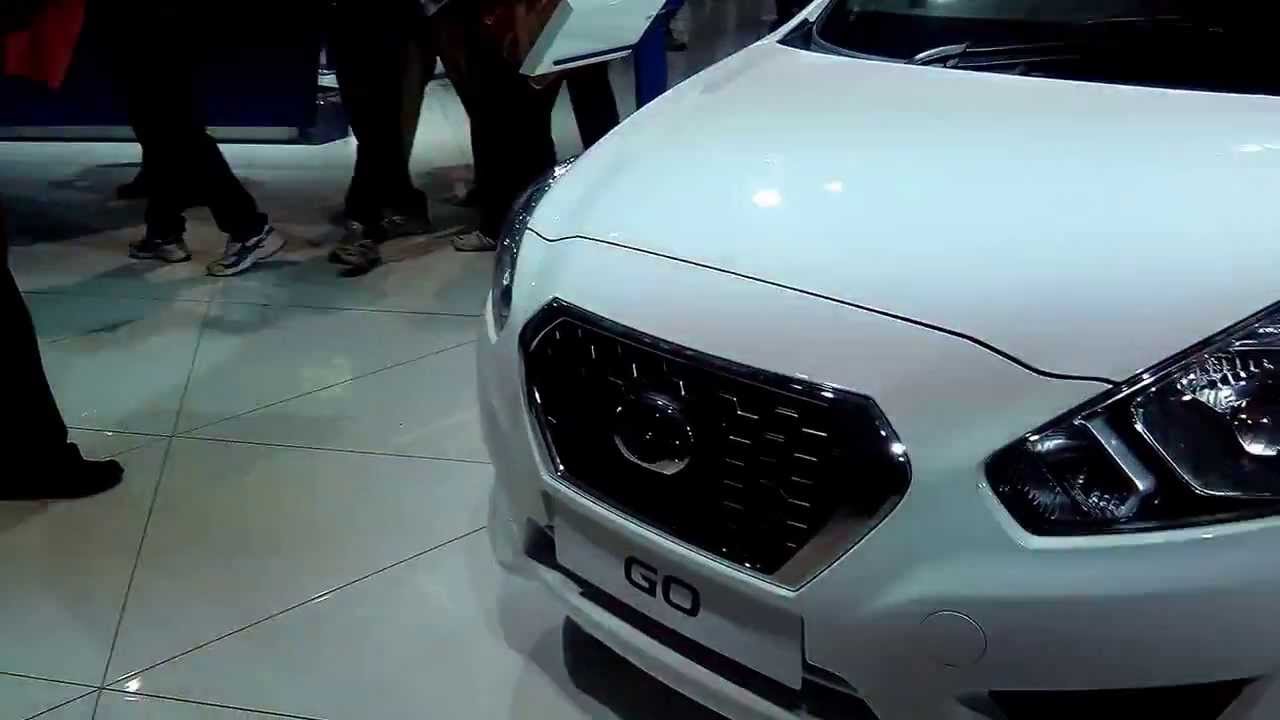 video phone beyonce mp3 Datsun Go in White at 12th Auto Expo 2014 The Motor Show Greater Noida