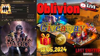 Oblivion: Are You Ready For Fun? 🤘 Giveaway 🎁🎉-Last Shelter Survival