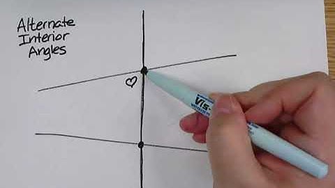 Angles formed by a Transversal