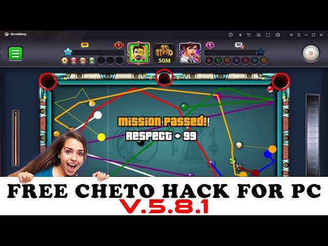 8 Ball Pool > CHETO HACK PC GAMELOOP | BYPASS AVANÇADO NUNCA FOI DETECTADO