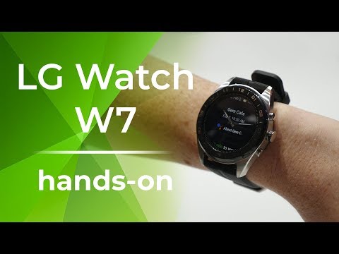 LG Watch W7 hands-on: Smart & analog blended into one