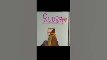 Rudra Name Ka Logo #viralshort #trendingshorts #shorts #logo #logodesign #next #name