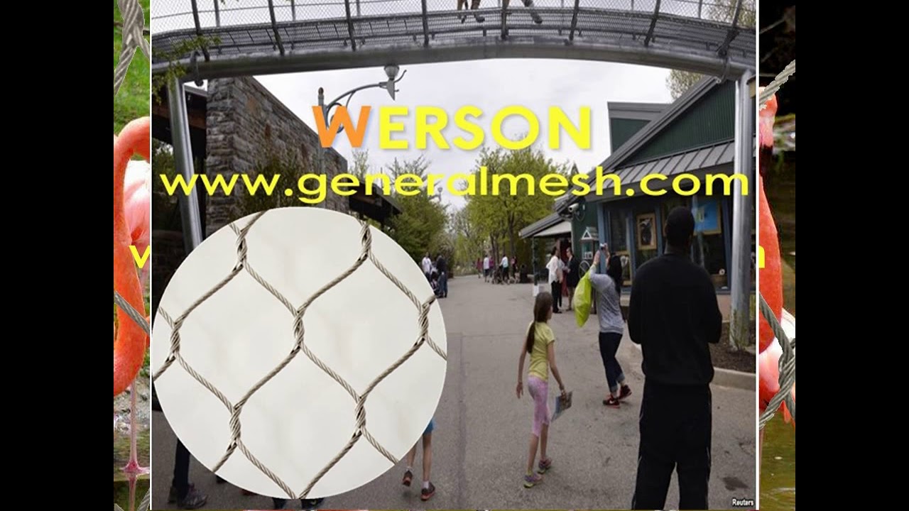 Generalmesh Webnet Animal Enclosure,webnet mesh,Webnet stainless steel mesh，animal enclosure