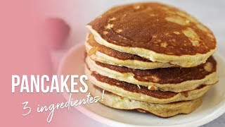PERFECT OAT PANCAKES | ONLY 3 INGREDIENTS | AUXY