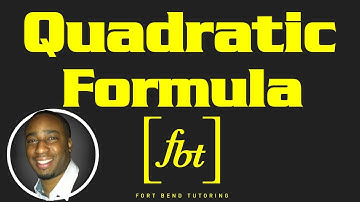 Solving Quadratic Equations: The Quadratic Formula [fbt]