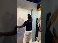 Making a spray booth easy! #spraybooth #paintbooth #easybooth #painterstape #tips #howto #diy