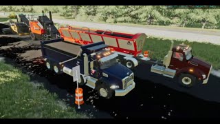 Filling asphalt plant | FS22 Construction Dedi MP Server 