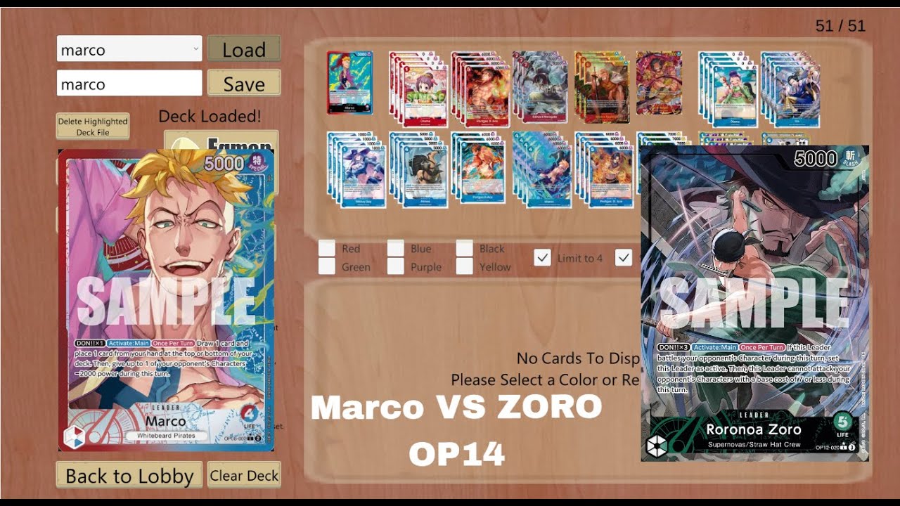 Making Marco the goat again! R/U Marco vs G Zoro in the new OP-14 meta (plus decklist)