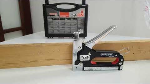 HOW TO USE STAPLER / NAILER