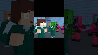 Herobrine Squad Game.Part 2 ☠️ #minecraft #animation #squidgame