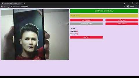 ESP32 Cam nhận diện khuôn mặt