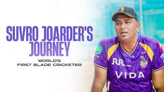 Suvro Joarder's Inspiring Journey | World's First Blade Cricketer | Knights TV | KKR 2026