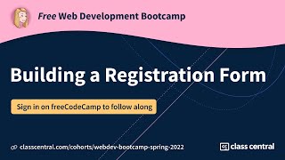 Let's Build a Registration Form with HTML!