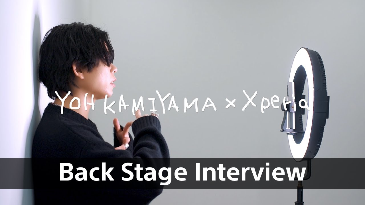 Yoh Kamiyama - Xperia Hashtag Challenge Back Stage Interview - YouTube