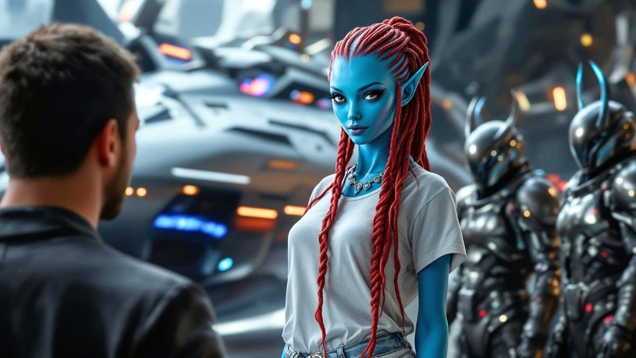 «Если ты пойдешь со мной, я сделаю тебя очень счастливым, человек», — предложила инопланетянка.