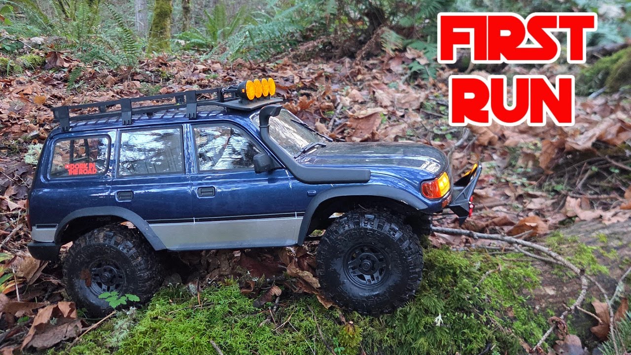 Forest Floor Trail Run and Crawl With the FMS FCX10 LC80 Land Cruiser Pro