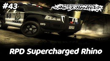RPD Supercharged Rhino Walkthrough - NFS Most Wanted