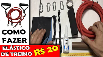 Como montar treino com elástico?