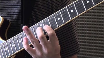 D Ionian #5 Scale (3 notes per string) guitar