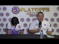 PSL PRESIDENT'S CUP 2024 PLAYOFFS |  BIÑAN VS QUEZON - PRE-GAME PRESS CONFERENCE | April 2, 2024