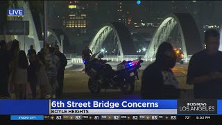 LAPD shuts down 6th Street Bridge to traffic for second night in a row screenshot 5