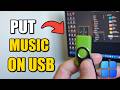 How To Put Music On USB From Laptop & PC - Easy Tutorial