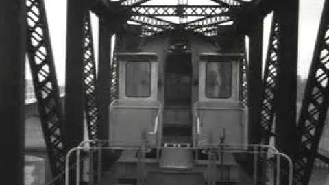 Treinreis met 140 ton wegende transformator (1958)