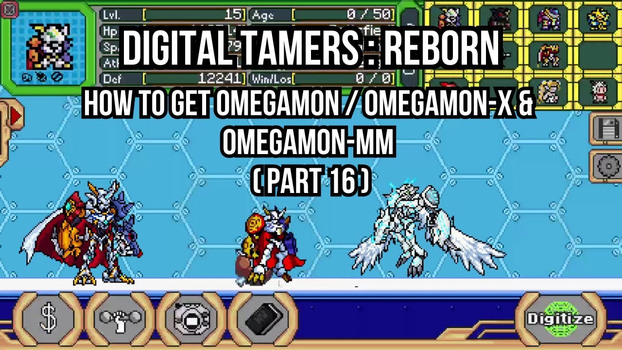 Digital Tamers ReBorn How to get Omegamon / OmegamonX / Omegamon