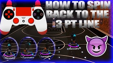 NBA 2K20 SPIN BACK TUTORIAL HOW TO SPIN BACK TO THE 3PT LINE DRIBBLE TUTORIAL