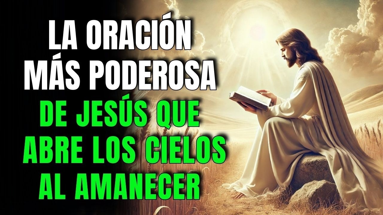ORACIÓN PODEROSA DE LA MAÑANA PARA SENTIR LA PRESENCIA DE DIOS