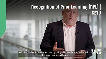 SETU | Vice President for Student Experience, David Denieffe, highlights the importance of RPL