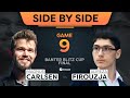 Carlsen vs. Firouzja, Game 9/16 | “He has very clumsy pieces” | SIDE BY SIDE