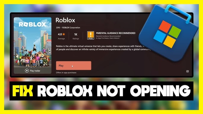 How To Fix Roblox Not Launching (Windows Store App) 