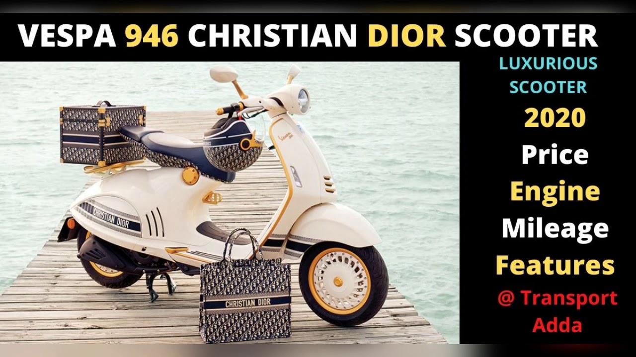 Christian Dior And Vespa Create Exclusive Model