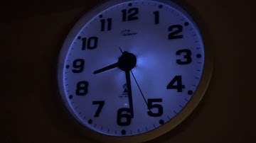 WallarGe Atomic Wall Clock with Night Light Review