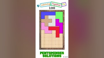 Not an image. #100 (Solution SETUP) Pentominoes Math Puzzle #mathchallenge #Shorts #puzzlegame