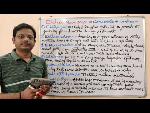 (Microbiology Lecture- 41) Electron Microscope (Part-01) = Basic Introduction and Parts (HINDI)