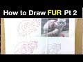 How to Draw Fur Pt 2 | Cat fur exercise