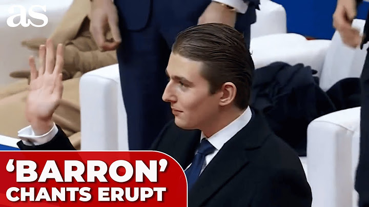 'BARRON!' CHANTS erupt as TRUMP FAMILY arrived at CAPITAL ONE ARENA for PRESIDENTIAL PARADE