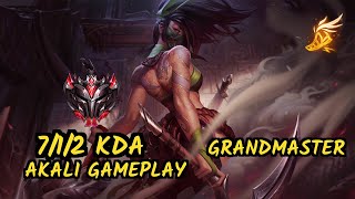 INTZ Envy (AKALI) - 7/1/2 KDA GAMEPLAY - BR Ranked GRANDMASTER v9.7