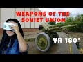 EXHIBITION OF WEAPONS IN UKRAINE│ FOR VR 180 DEGREES STEREO │ MILITARY WEAPONS OF THE SOVIET UNION
