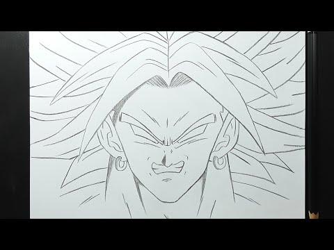 broly ssj3 drawing