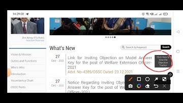 ossc welfare extension officer answer key out//check your score